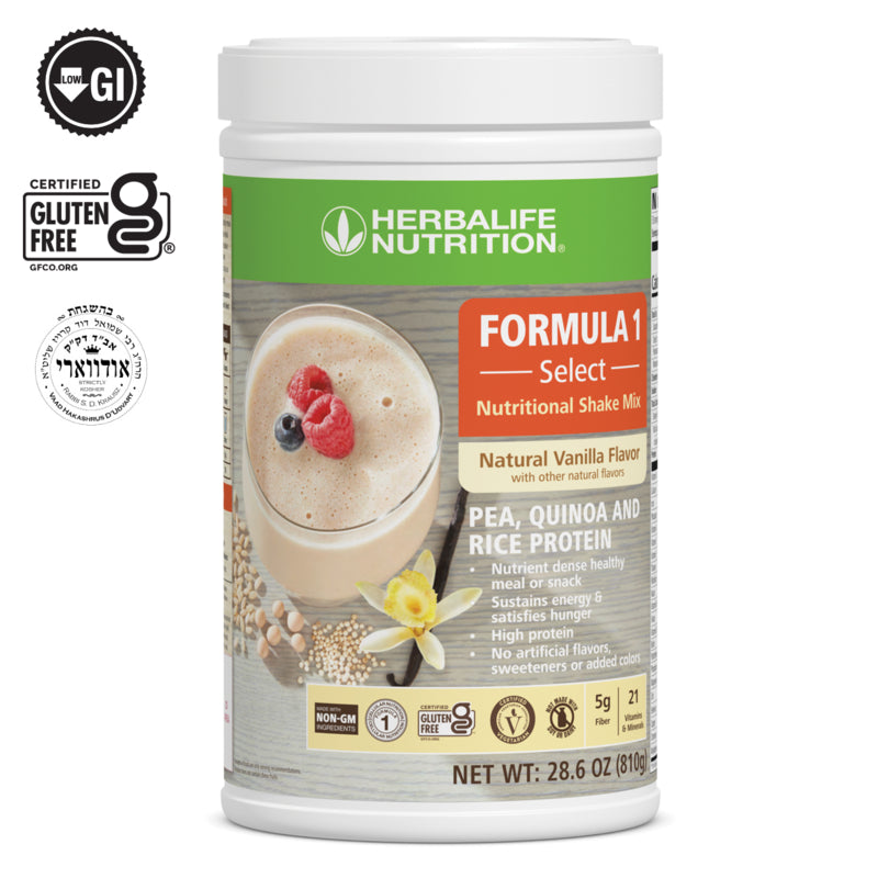 Formula 1 Select (Suitable for Vegans): Natural Vanilla flavor | Herbalife