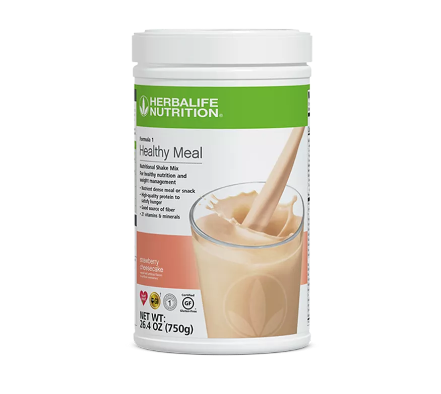 Formula 1 Healthy Meal Nutritional Shake Mix: Strawberry Cheesecake 750 g | Herbalife